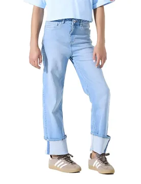 Jean O262523 Blue Medium Used 12 Années Fille
