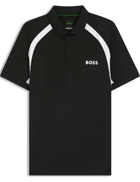 Polo à Manches Courtes Spin 10276625 Black 3XL
