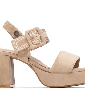 Sandali Con Tacco 175262 Beige EU 39