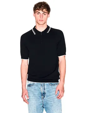 Exchange Polo à Manches Courtes Xm001977_af20139 Black 2XL