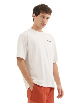 T-shirt à Manches Courtes 2507639 White S Homme
