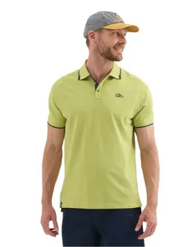 Polo à Manches Courtes 2507674 Slam Lime L Homme