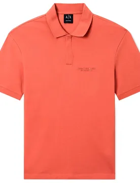 Exchange Polo à Manches Courtes Xm001286_af10366 Orange Rust XL
