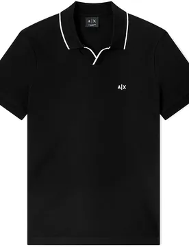 Exchange Polo à Manches Courtes Xm002401_af10366 Black M