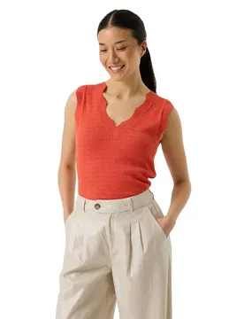 Gilet En Tricot P260220 Paprika S