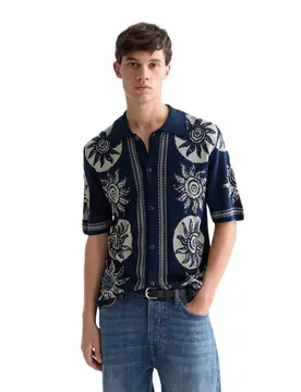 Maglione A Maniche Corte 182258 Suns Dress Blues S