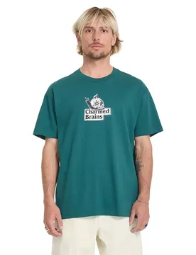 T-shirt à Manches Courtes Charmed Brains Rifle Green XL