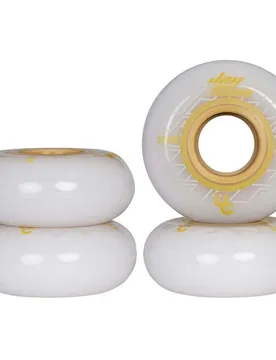 Roues De Patins Jay Yoon 4 Unités White / Gold 58 mm-92A and 88A unisex