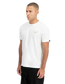 Industries T-shirt à Manches Courtes Tonal Logo Print White XL