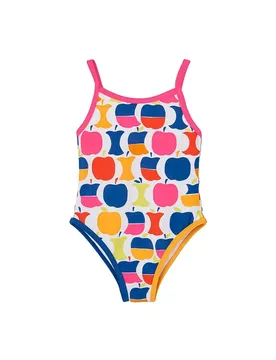 Boboli Maillot De Bain 343167 Apple Print 5 Années Fille