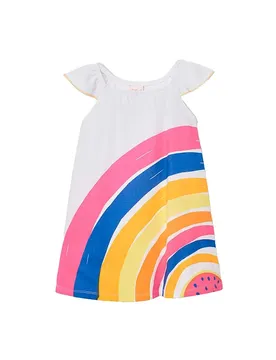 Boboli Robe Sans Manches 343112 White 10 Années Fille
