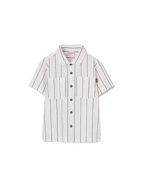Boboli Chemise à Manches Courtes 843128 Artic 8 Années Garçon