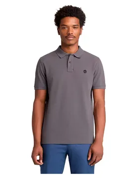 Polo à Manches Courtes Millers River Pique Blackened Pearl XL