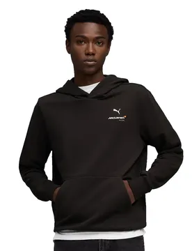 Felpa Con Cappuccio Mclaren Ess Black 2XL