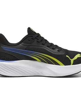 Scarpe Da Running Pounce Lite Black / Lime Smash / Royal Sapphire EU 38