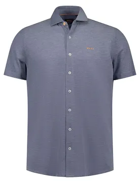 Chemise à Manches Courtes 26cn595s Navy Sky Melange 3XL