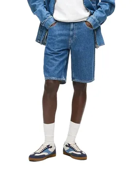 Short En Jean B2m10138 Regular Fit Mid Blue Stone 30