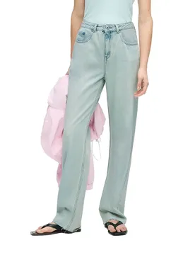 Jean B2w10089 Relaxed Fit Tinted Washed Blue 32