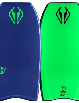 Bodyboard Njoy Pe Bumpers 42´´ Dark Blue / Bright Green 106.68 cm unisex