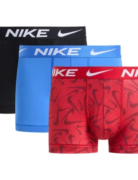 Boxers 0000ke1156 Trunk 3 Unités Uni Rd Pbbl Swsh Print / Blu Crtl / Black M