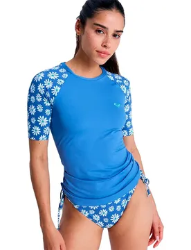 Rash Guard Manches Courtes The Classic Dutch Blue Flower Soul Small L