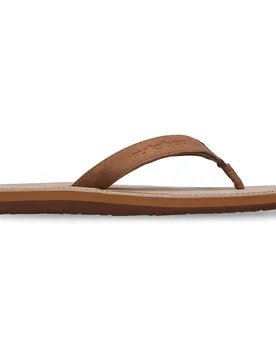 Tongs Molokai Nubuck 26 Sand / Dark Chocolate EU 44