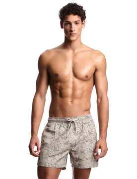Pantaloncino Da Bagno Em000583_af200 EA Taupe / Stone L