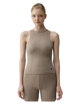 T-shirt Sans Manches Ares Taupe S