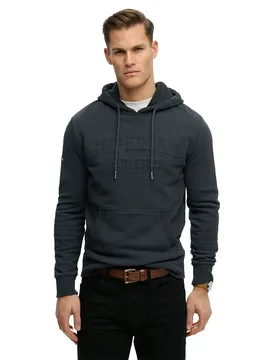 Sweat à Capuche Athletic Emboss Relaxed Fit Blackboard 2XL