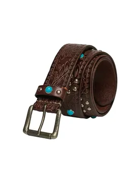 Ceinture En Cuir Statement Fudge Brown S Homme