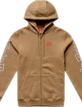Troy Designs Felpa Con Zip Badge Sienna