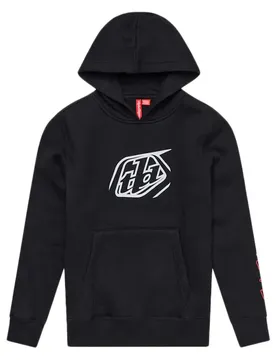 Troy Designs Felpa Con Cappuccio Badge Black