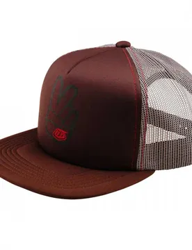 Troy Designs Cappellino Con Visiera Peace Out Trucker Chocolate