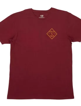 T-shirt à Manches Courtes Tippet Burgundy 2XL