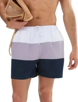 Pantaloncino Da Bagno Bellis White/Purple/Navy M