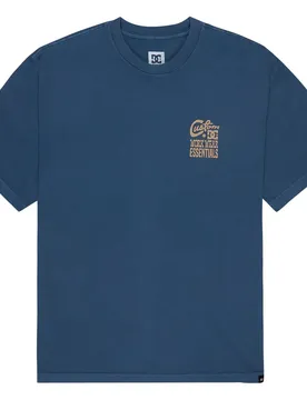 T-shirt à Manches Courtes Knotted Dark Denim 2XL