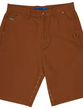 Shoes Pantaloni Corti Stressed 5 Pocket Toffee 34