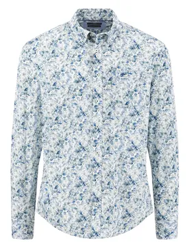 Chemise à Manches Longues 16025870 Harbor Blue L