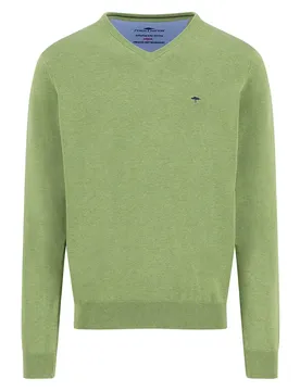 Maglione Con Scollo A V 1613211 Avocado 4XL