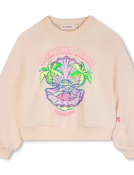 Sweat-shirt U21916 Ivory 8 Années Fille