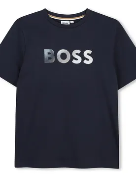 T-shirt à Manches Courtes J52983 Marine 4 Années Garçon