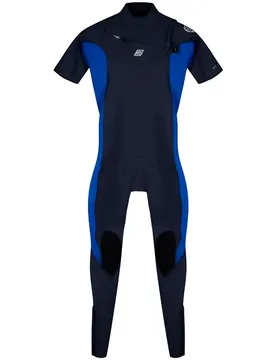 Combinaison En Néoprène à Manches Courtes Avec Fermeture éclair Sur La Poitrine Dawn Patrol 2/2 Mm Electric Cobalt L