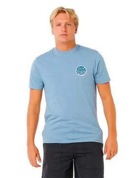 T-shirt à Manches Courtes Wettie Passage Icon Faded Denim M