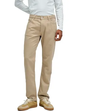 Pantalon 21010806 Straight Fit Medium Beige 31