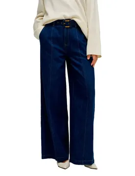 Jean 21010923 Wide Leg Dark Wash XL