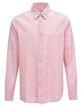 Chemise à Manches Longues 21011021 Dark Pink L