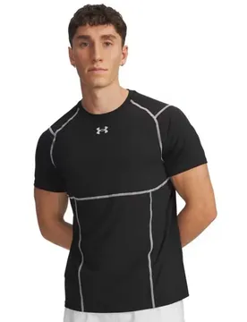 T-shirt à Manches Courtes Heatgear Elite Fitted Black / Black S