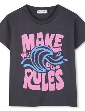 T-shirt à Manches Courtes U21751 Anthracite 16 Années Fille