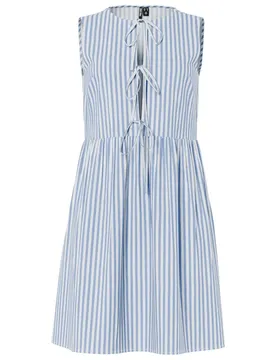 Robe Courte Sans Manches Jolly Tie Hydrangea / Bright White XS