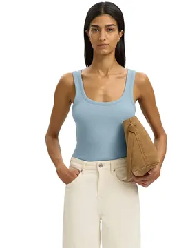 T-shirt Sans Manches Anna Dusty Blue M
